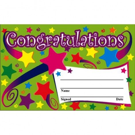Congratulation Award A 022