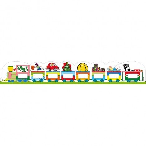 Train Decoration Border 50 feet DB003