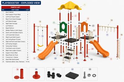 Outdoor Play Booster ODPE 047