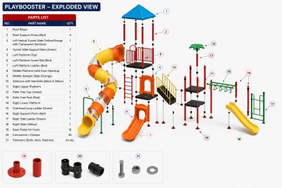 Outdoor Play Booster ODPE 055