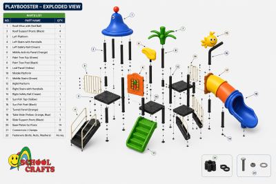 Outdoor Playground Booster ODPE005
