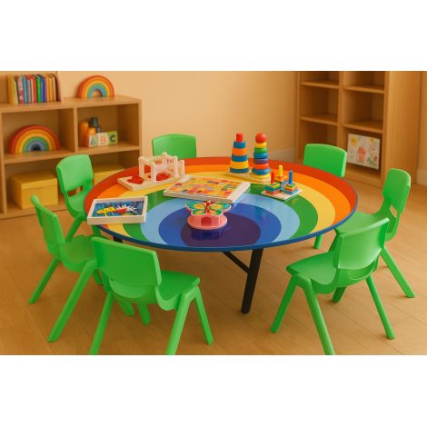 Montessori Rainbow Table MF036