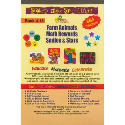 Smile & Reward Sticker Book 600 SB 010